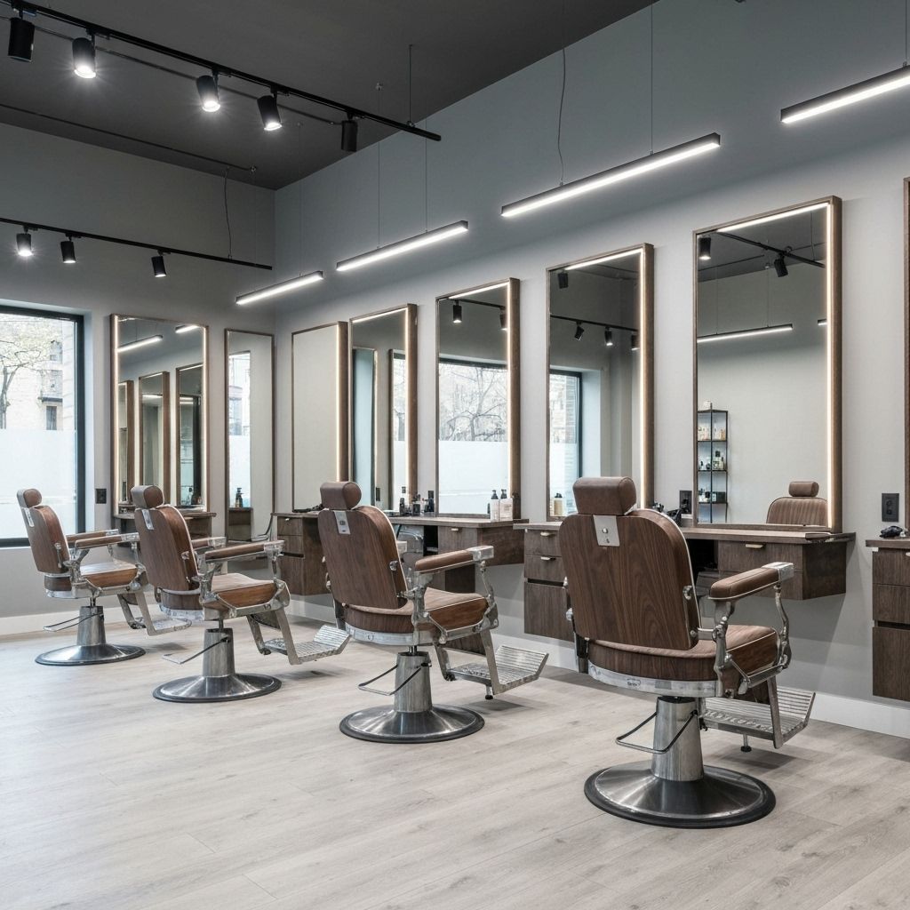 Mattz Barbers Interior